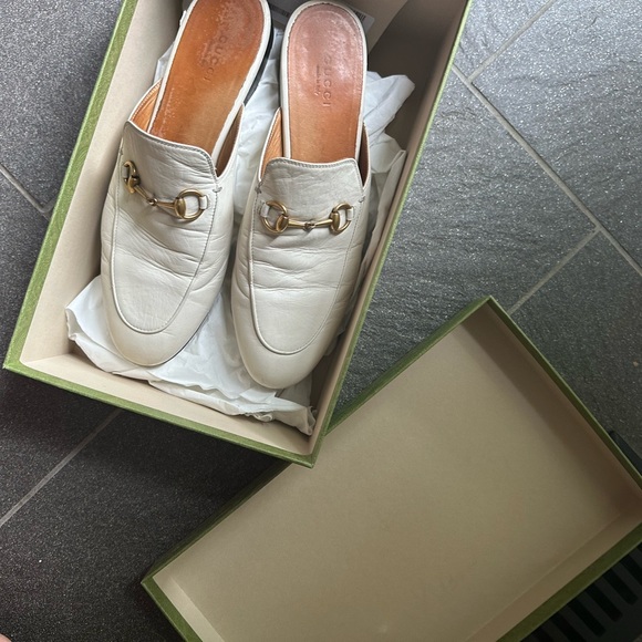 GUCCI white princetown leather mule - Picture 4 of 6